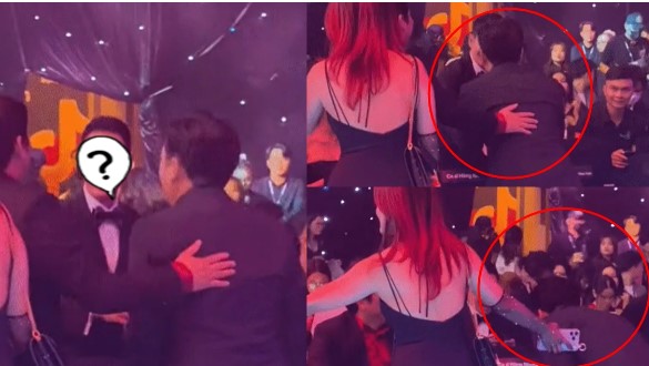 Trường Giang vội đến chào hỏi, cúi gập người bắt tay với 1 nam nghệ sĩ, là ai mà quyền lực như vậy?
