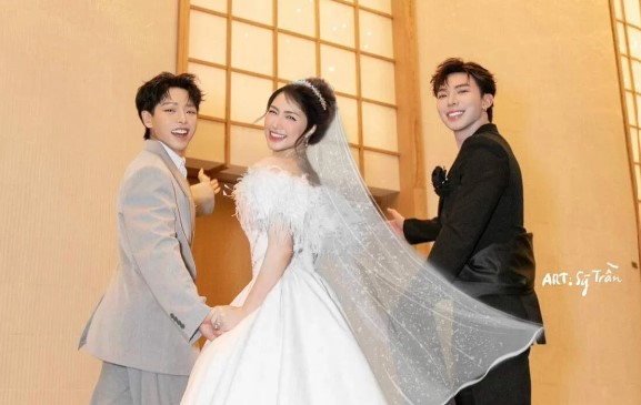 Hòa Minzy bất ngờ mặc váy cưới, sự thật khiến ai nấy ngã ngửa
