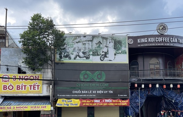 Đồng loạt kiểm tra 10 điểm kinh doanh của chuỗi Phoxedien.com