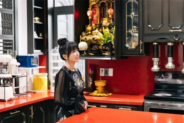 Mina Phạm rất yêu thích căn bếp của mình