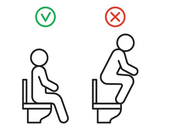 Ngồi vệ sinh trên bồn cầu tư thế nào mới là đúng, đây là lời khuyên