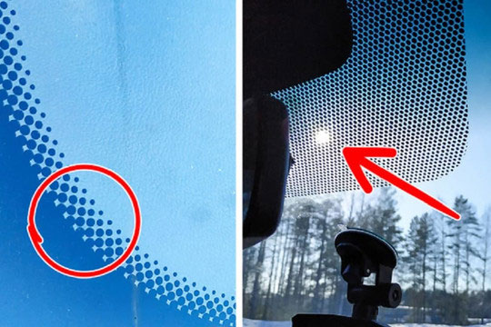 Tại sao trên kính chắn gió ô tô luôn có dải chấm tròn màu đen? Tác dụng của chúng là gì, liệu có phải chỉ để trang trí?