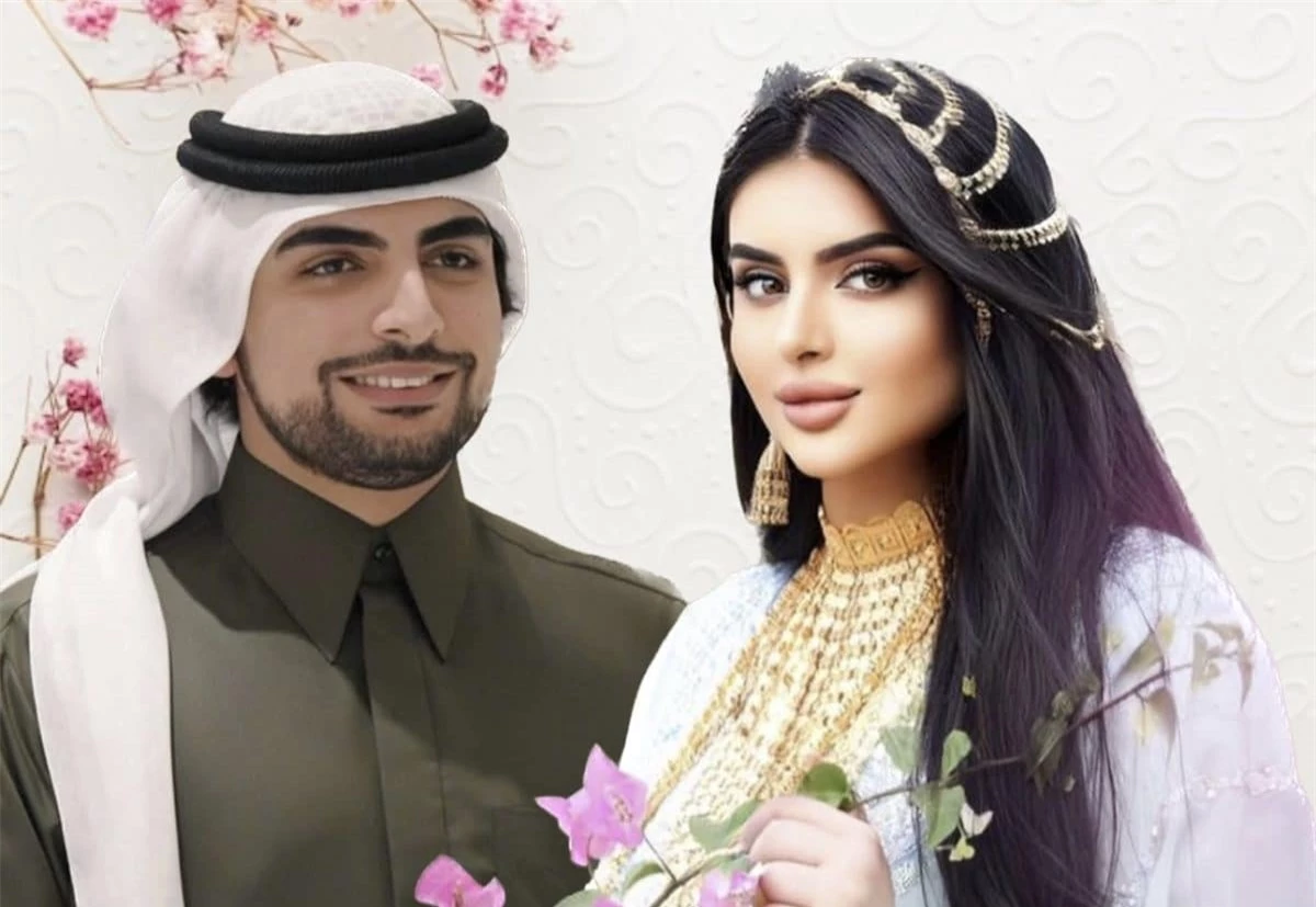 Đám cưới xa hoa của tỷ phú công nghệ và Công chúa Dubai: Váy đính kim cương, bánh cưới 7 tầng!- Ảnh 1.