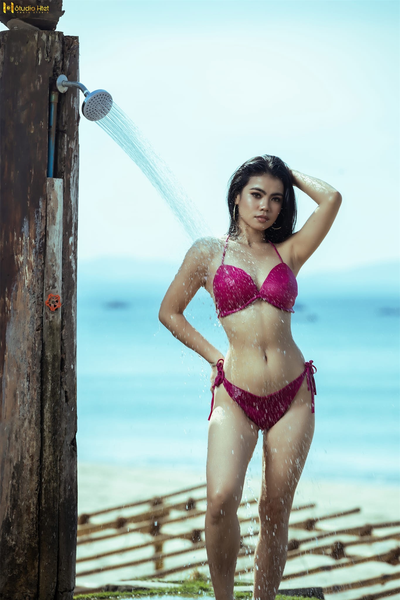 Dàn thí sinh Hoa hậu Hòa bình Myanmar nóng bỏng với bikini ảnh 6