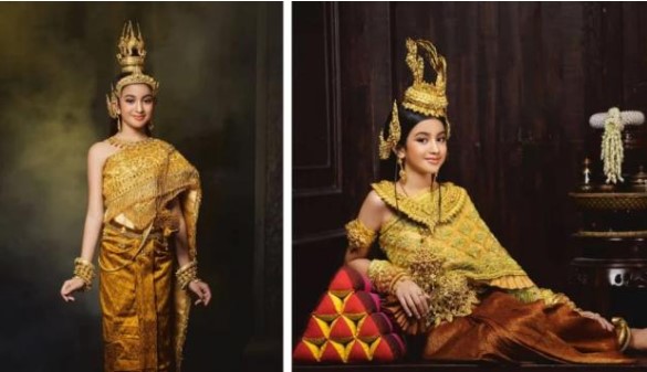 Nhan sắc tiểu công chúa như 'bước ra từ truyện cổ tích' của Hoàng gia Campuchia