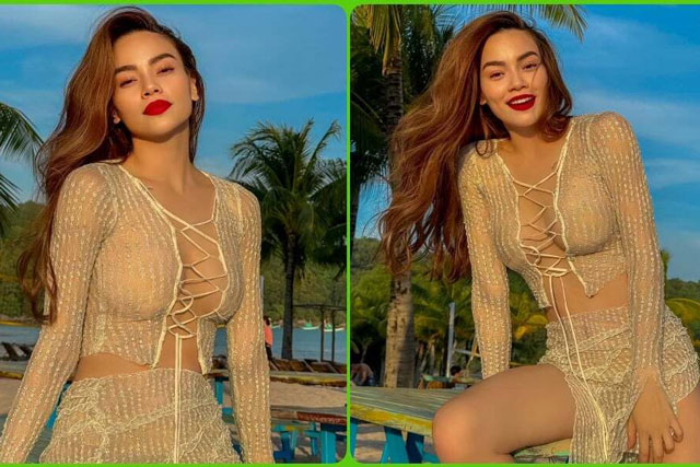 Hồ Ngọc Hà 'gây sốt' với loạt ảnh ở biển, không diện bikini vẫn khiến fan khó rời mắt