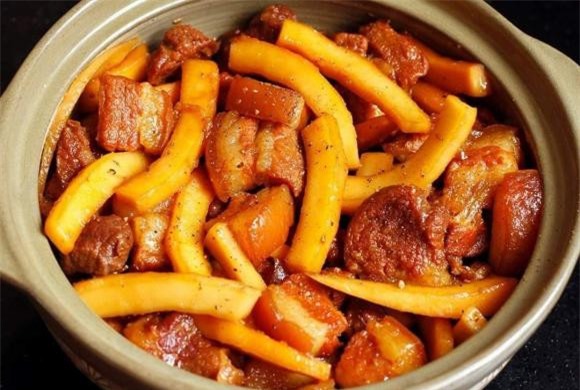 THỊT OM CÙI DỪA 2 thịt kho, thịt kho cùi dừa, món ngon