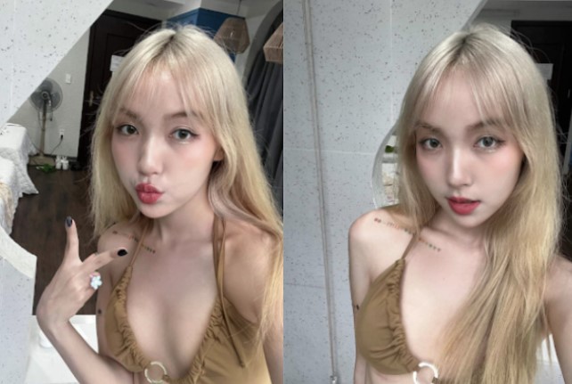 Diện đồ bó sát, hot girl khán đài được khen "ăn đứt" một hot TikToker có tiếng