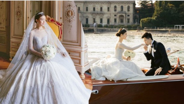 Hôn lễ xa hoa ở lâu đài cổ bên hồ của "phú nhị đại" Trung Quốc: Diễn ra suốt 3 ngày, đẹp như cổ tích!