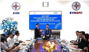 EVNSPC tăng cường hợp tác với ngân hàng Á Châu