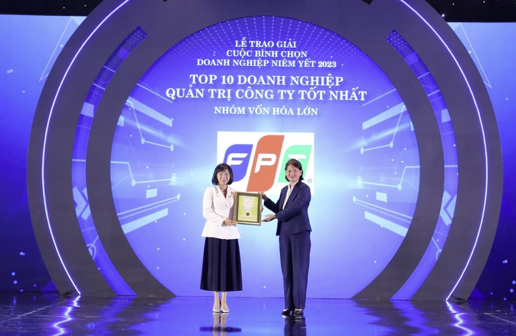 FPT tiếp tục có tên trong Top 10 công ty quản trị tốt nhất nhóm vốn hoá lớn