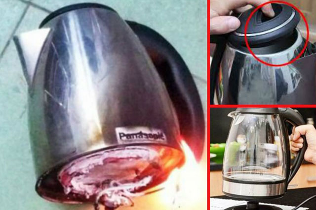 Dùng ấm siêu tốc kiểu này vừa “đốt” tiền điện vừa nguy hại tính mạng cả nhà