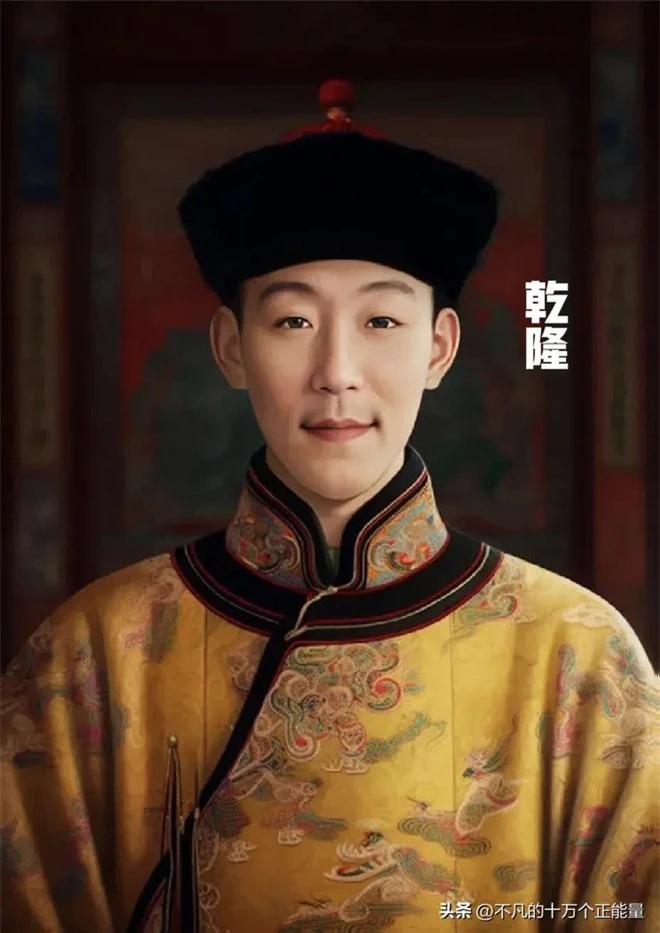 AI thêm màu vào chân dung 12 vị Hoàng đế nhà Thanh: Bất ngờ nhan sắc &quot;đấng lang quân&quot; của Từ Hi Thái hậu - Ảnh 6.