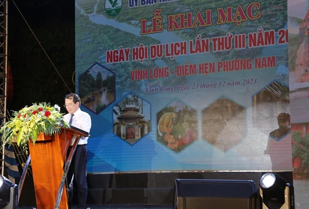 Ông Hà Văn Siêu - Phó Cục trưởng Cục Du lịch Quốc gia Việt Nam đề nghị Vĩnh Long thực hiện các giải pháp kích cầu phát triển du lịch, bền vững 