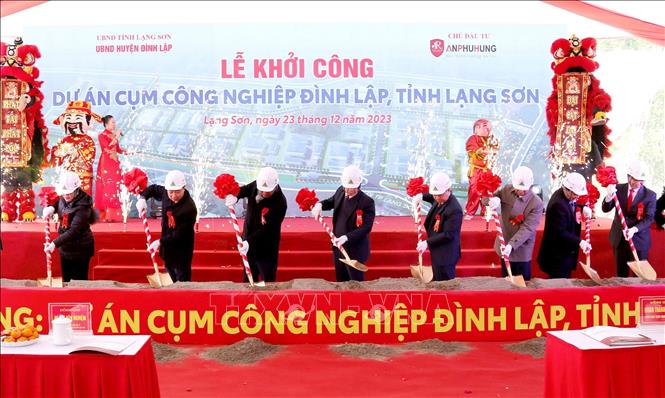 Lạng Sơn: Khởi công dự án cụm công nghiệp hơn 677 tỷ đồng 