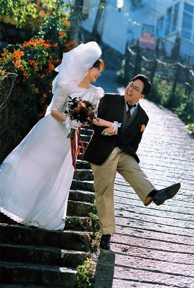 Hari Won tung bộ ảnh cưới đặc biệt, Trấn Thành: "8 năm yêu em, 7 năm làm chồng em, 6 làm osin của em!" - Ảnh 3.