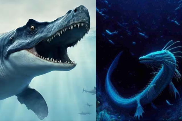 Lộ diện quái thú 'rồng xanh' bơi lang thang trên Thái Bình Dương 72 triệu năm trước