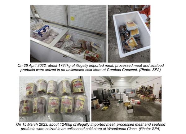 Công ty Viet-Sin Grocery bị xử phạt vì nhập khẩu trái phép thịt, hải sản từ Việt Nam