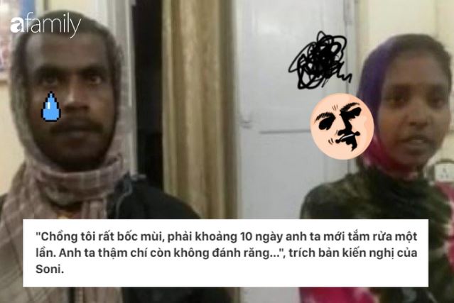 Vợ quyết tâm ly hôn vì chồng quá hôi hám, cả chục hôm mới tắm giặt đánh răng một lần