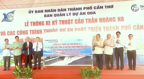 Cần Thơ: Thông xe kỹ thuật cầu Trần Hoàng Na