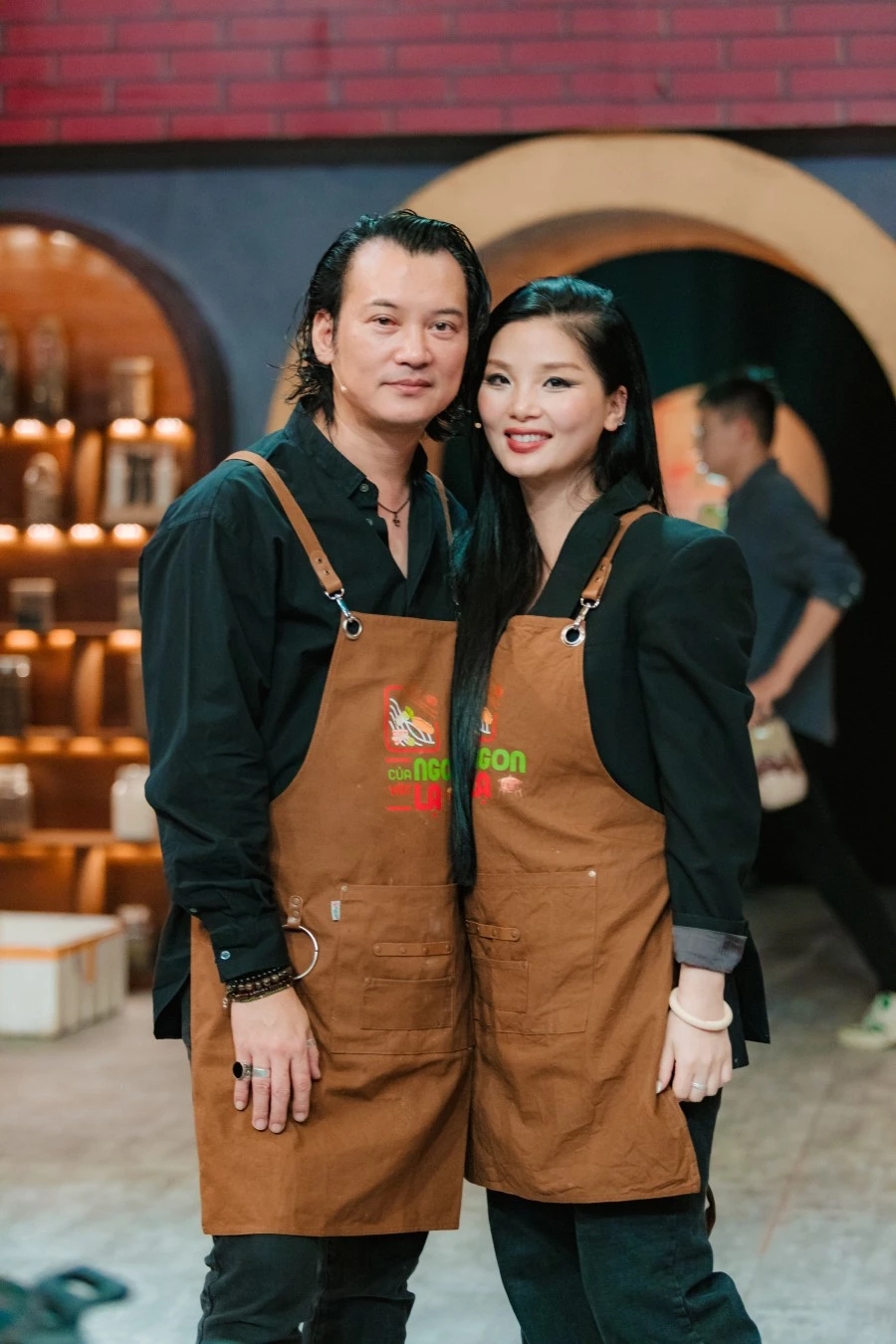 Vợ chồng nhạc sĩ Minh Trí, nhà thiết kế Phương Anh