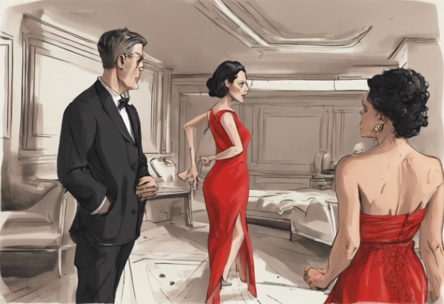 Mỗi lần đi công tác về thấy vợ mặc váy đỏ, hàng xóm hỏi một câu khiến người chồng "chết lặng"