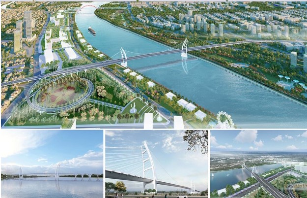 Lộ diện thiết kế cây cầu hơn 6.300 tỷ của thành phố 'đất cảng' được khởi công vào năm 2024