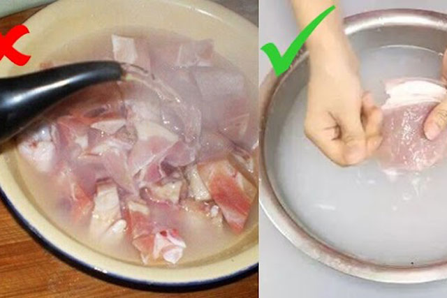 Thịt lợn chần qua nước sôi, tưởng sạch mà ngấm thêm chất độc, mách bạn cách làm sạch dễ hơn nhiều
