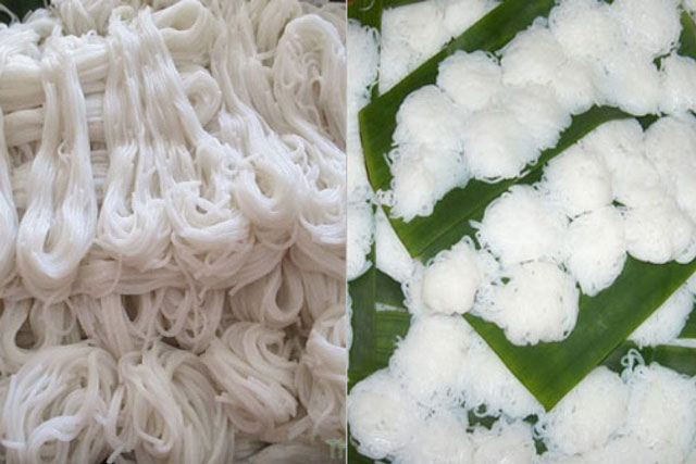 Cách phân biệt bún sạch và bún nhiễm hóa chất