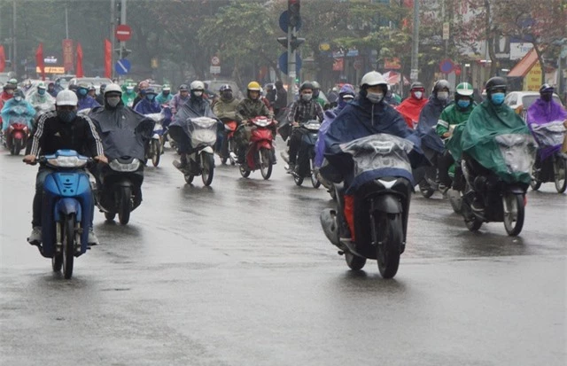 Dự báo thời tiết ngày 11/1/2024: Hà Nội tiếp tục có mưa, trời rét