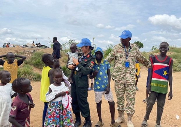 Bất ngờ thân thế nữ sĩ quan CAND Việt Nam đầu tiên làm nhiệm vụ gìn giữ hòa bình ở Liên Hợp Quốc