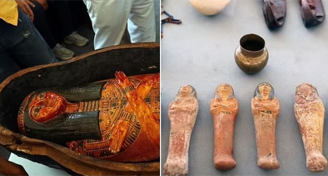 Mở mộ cổ 3.400 tuổi, các chuyên gia sững sờ khi thấy thứ bên trong