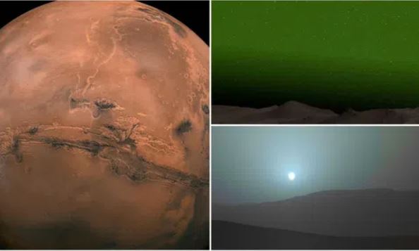 Giải mã về bầu trời xanh ma mị ở trên sao Hỏa, khác hoàn toàn với bầu trời ở Trái Đất