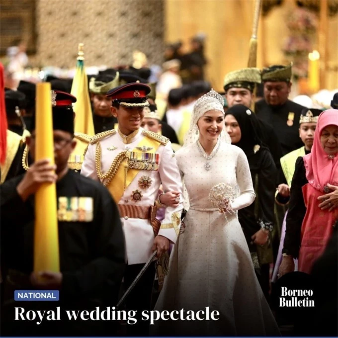 Đám cưới Hoàng gia Brunei thu hút sự chú ý của truyền thông quốc tế.