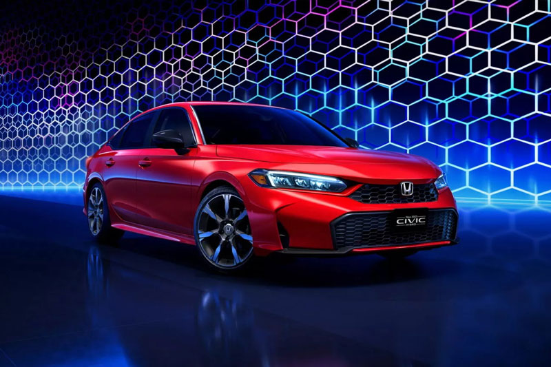 Honda hé lộ hình ảnh chính thức của Civic Hybrid 2025 với thiết kế đẹp mê ly