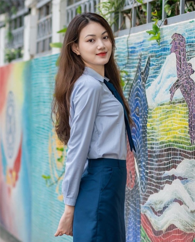Nữ sinh Học viện Ngoại giao Thu Trang sở hữu chiều cao ‘khủng’ nhưng thành tích học tập còn ấn tượng hơn ảnh 1