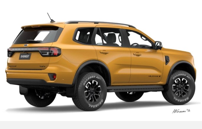Ford Everest 2024 lộ diện: Trang bị áp đảo Hyundai Santa Fe, thiết kế lu mờ Toyota Fortuner