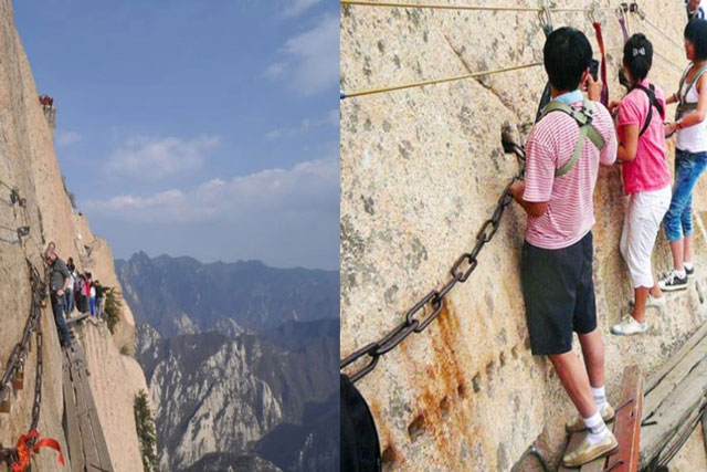 Đường mòn nguy hiểm nhất thế giới nằm tại quốc gia ngay sát Việt Nam, chỉ cần sơ suất sẽ mất mạng