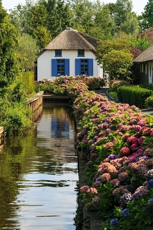 Giethoorn - ngôi làng đẹp như bức tranh thủy mặc 1