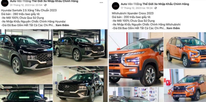 Ô tô siêu rẻ giá bằng một nửa chính hãng: Vội đặt cọc, coi chừng mất tiền oan