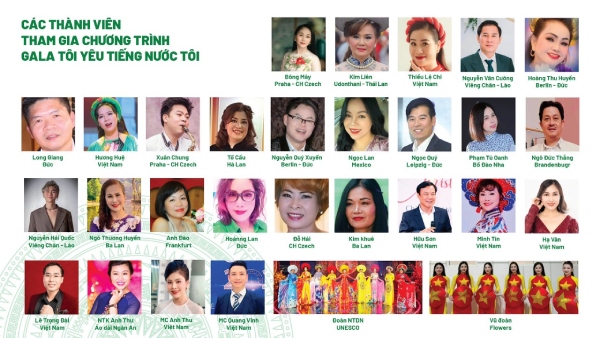 Liên hoan nghệ thuật “Tôi yêu tiếng nước tôi”: Quy tụ, gắn kết những tâm hồn Việt