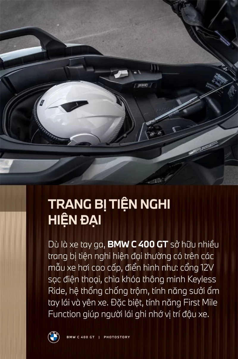 BMW C 400 GT hút khách nhờ sở hữu nhiều trang bị nổi bật- Ảnh 6.