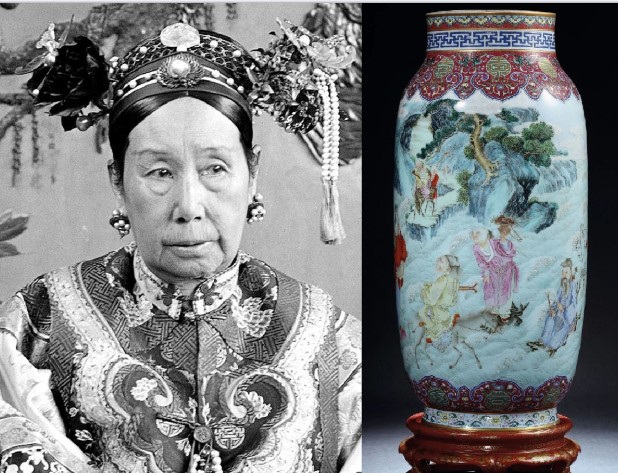 Chiếc bình mà Từ Hi Thái hậu từng được đại thần tặng được đấu giá, chốt hạ mức 7 triệu USD