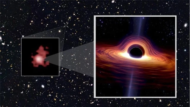 Lỗ đen quái vật 13 tỉ năm tuổi đã 