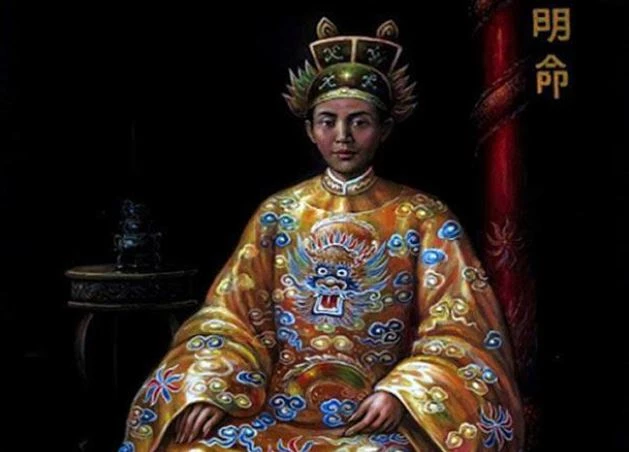 Chân dung vua Minh Mạng.