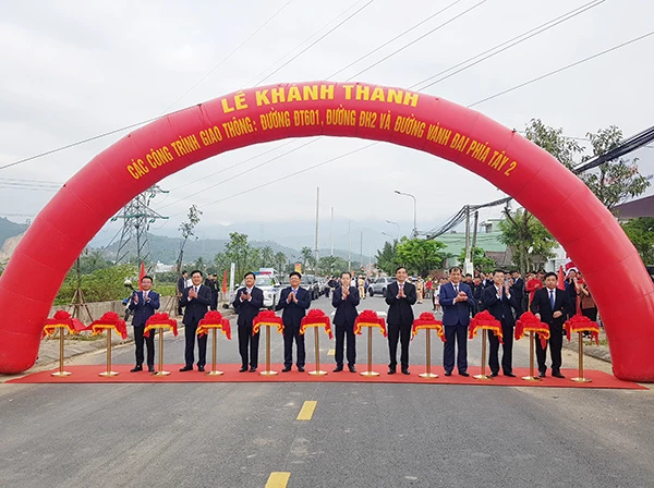 TP Đà Nẵng tổ chức khánh thành loạt công trình giao thông động lực trọng điểm sáng 30/1/2024.