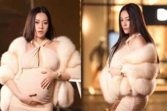 Phương Oanh ôm bụng bầu chụp ảnh, thân hình thon thả càng nhìn càng mê mẩn