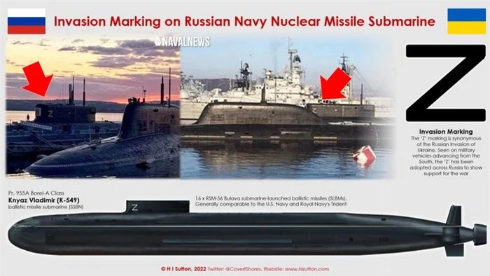 Hải quân Nga dự kiến sẽ được bổ sung phương tiện tác chiến mới, khi những tàu ngầm hạt nhân tên lửa đạn đạo chiến lược lớp Borei sẽ được hoán cải thành phương tiện mang tên lửa hành trình.
