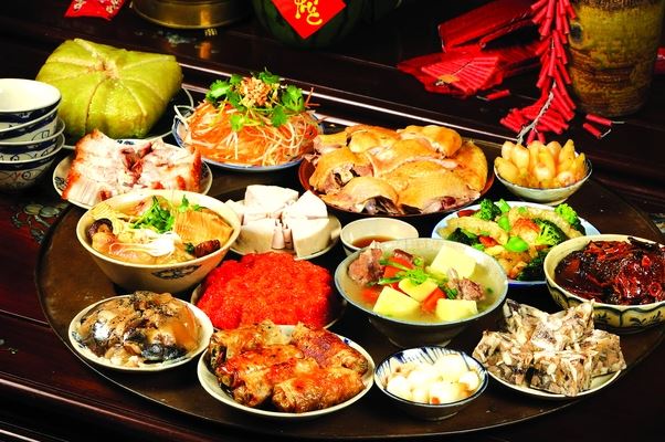 Chốn địa đàng nơi mâm cỗ Tết