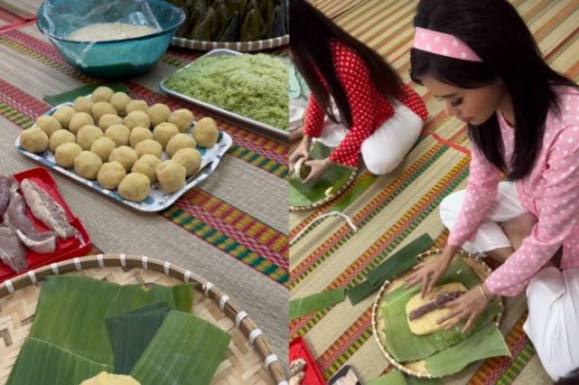 Hội rich kid Việt mê món ăn ngày Tết: Gia Kỳ nấu nguyên nồi thịt kho tàu, ái nữ nhà tỷ phú Johnathan Hạnh Nguyễn tự tay gói bánh tét